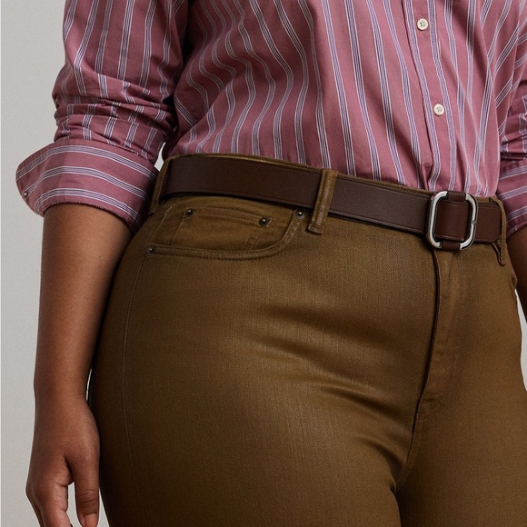 NWOT Laure Ralph Lauren High-Rise Straight Ankle Jeans - Picture 4 of 10